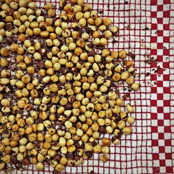 toasted hazelnuts