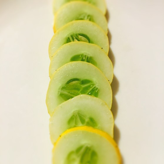 Salt and pepper cucumber 